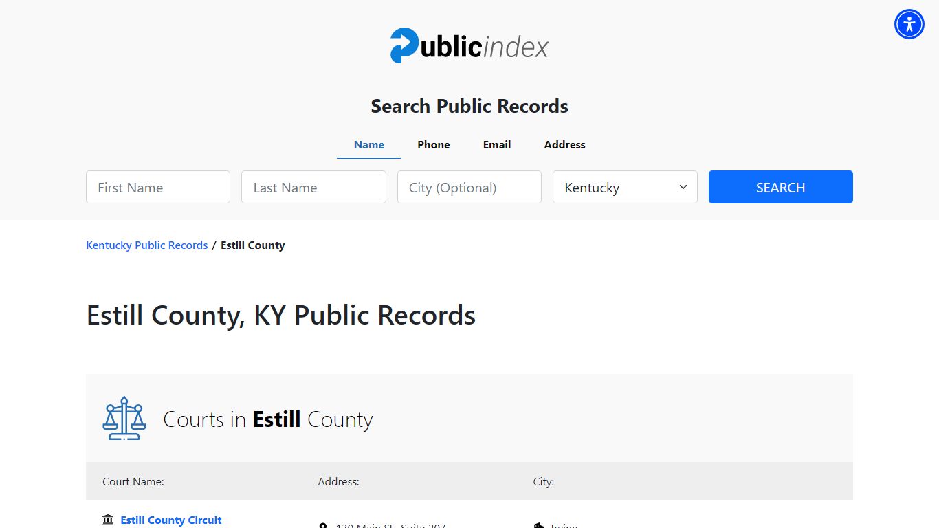 Estill County, KY Public Court, Arrest and Inmate Records - ThePublicIndex